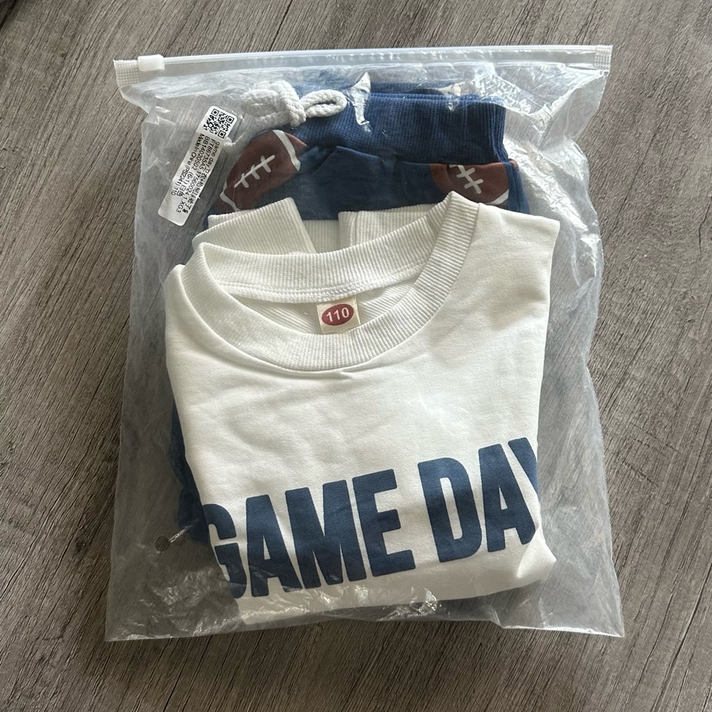 Auguts+Willow Toddler Game Day 2pc Matching Set. Size 2T-3T. Like New! - Picture 9 of 12